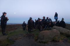 Dancing the sun up, Higgor Tor, May Day Morning 2018