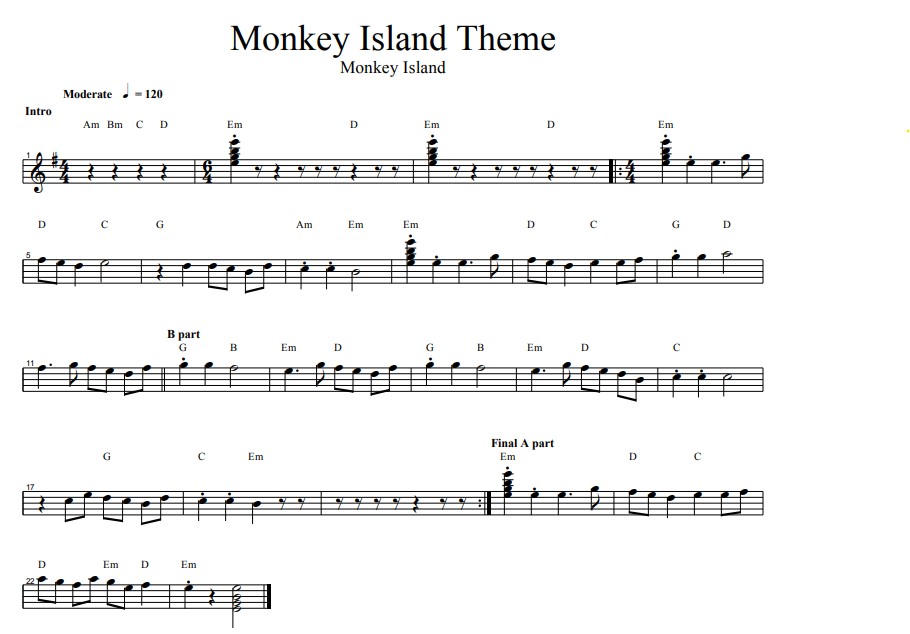 Monkey Island music
