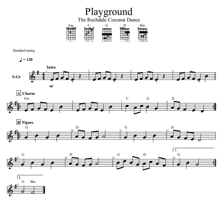 Playground music