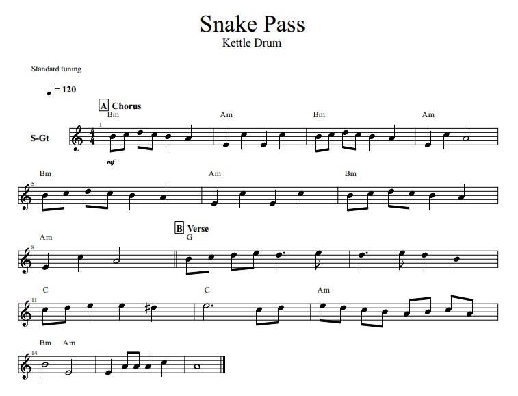 Snake Pass music